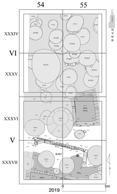 図5：北区 V区,VI区［クリックで拡大］