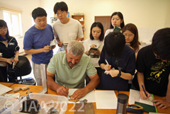 写真1：考古学フィールドコース参加学生［クリックで拡大］