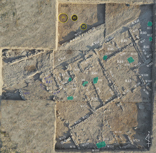 Fig. 21: 第３建築層の遺構［クリックで拡大］