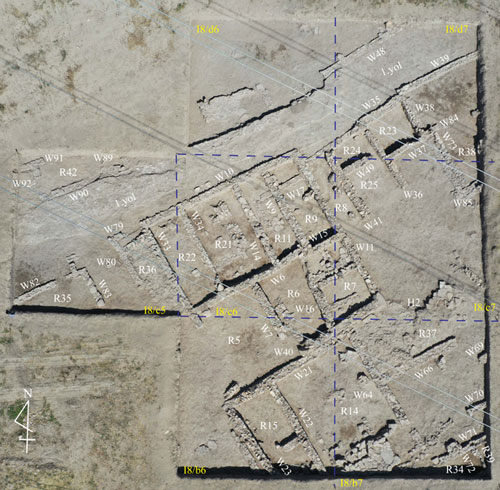 Fig. 5: 第１建築層の遺構［クリックで拡大］